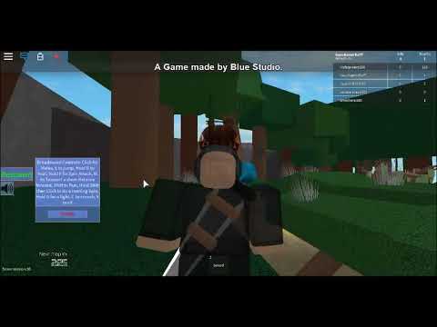 Roblox Script Showcase: Broadsword ( Script Controls In Description )