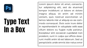 How to Align Text into a Square in Photoshop | Align text into a box in Photoshop cc