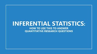 Quantitative Research | Inferential Statistics screenshot 3