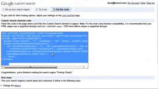 How to Add a Google Custom Search Box