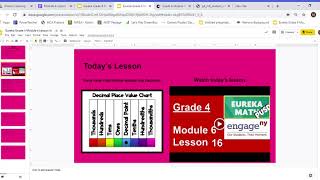 Eureka Grade 4 Module 6 Lesson 16 Overview
