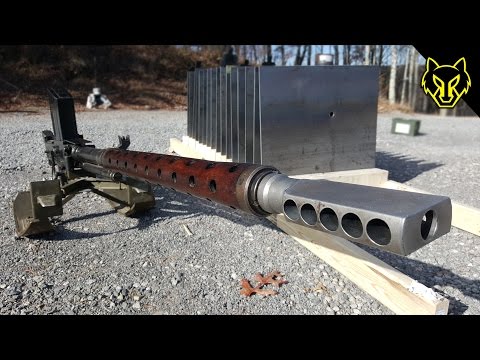 20mm Anti Tank Lahti vs 16 Steel Plates! slow motion Richard Ryan