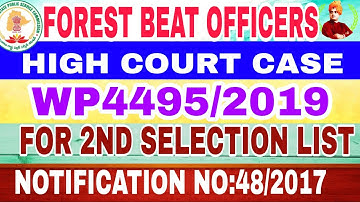 TSPSC FOREST BEAT OFFICERS ||CASE FOR RELINQUISHMENT||AND 2ND SELWCTION LIST
