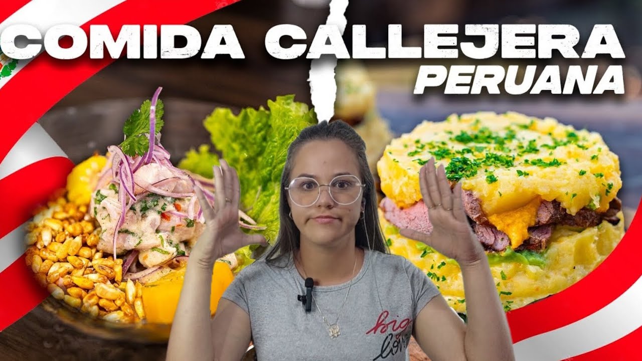 Probando la Comida Callejera Más Sabrosa de Perú /Asi Reacciona Cubana comida peruana🇵🇪