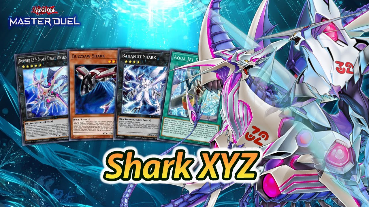 Shark XYZ Rank-Up Deck Master Duel 2025 | Number 32 Best Water Combo Ranked Gameplay
