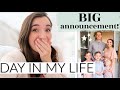 🎉BIG ANNOUNCEMENT! Day In My Life | Coffee 🌿Houseplant Haul, Cleaning Motivation | Channel Update!