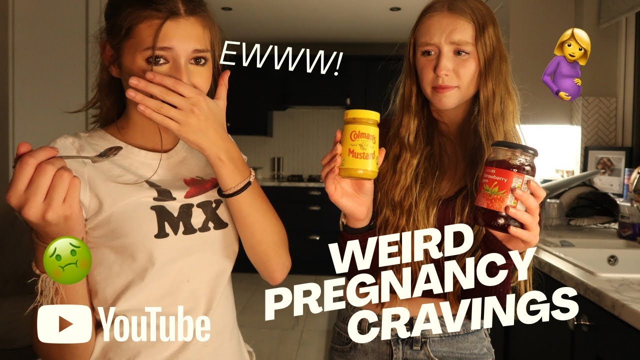 TRYING WEIRD PREGNANCY CRAVINGS .. except it gets worse every time.