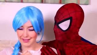 Frozen Elsa & Spiderman, very funny and entertaining hairstyles ❤💖😘