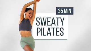 35 MIN SWEATY PILATES I Full body at-home workout for toning + strengthening