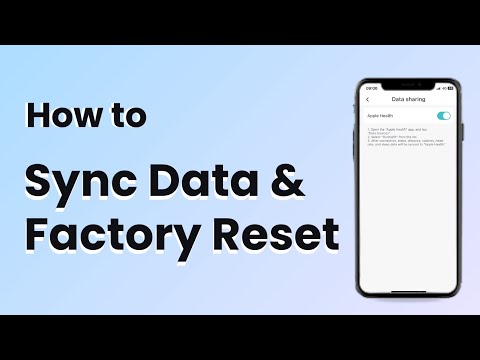 How to Sync Data & Factory Reset Your Runmefit Watch - video from Runmefit