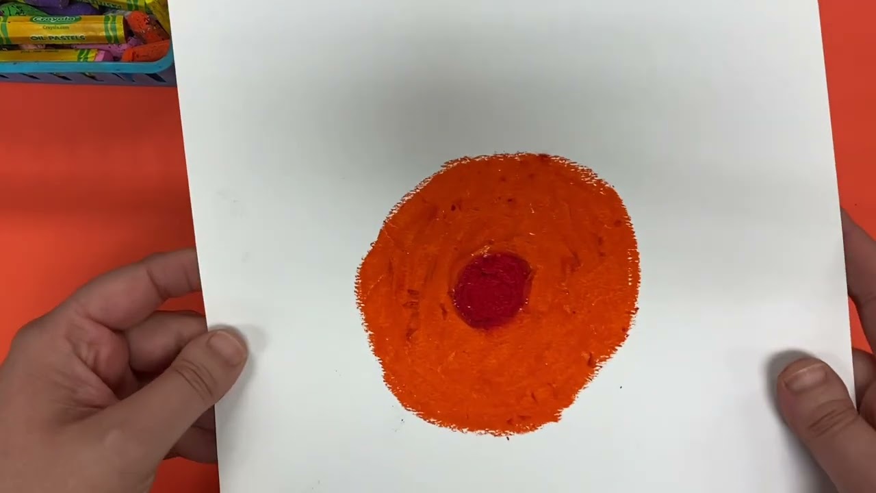 Mandala Scratch Art: Step 1