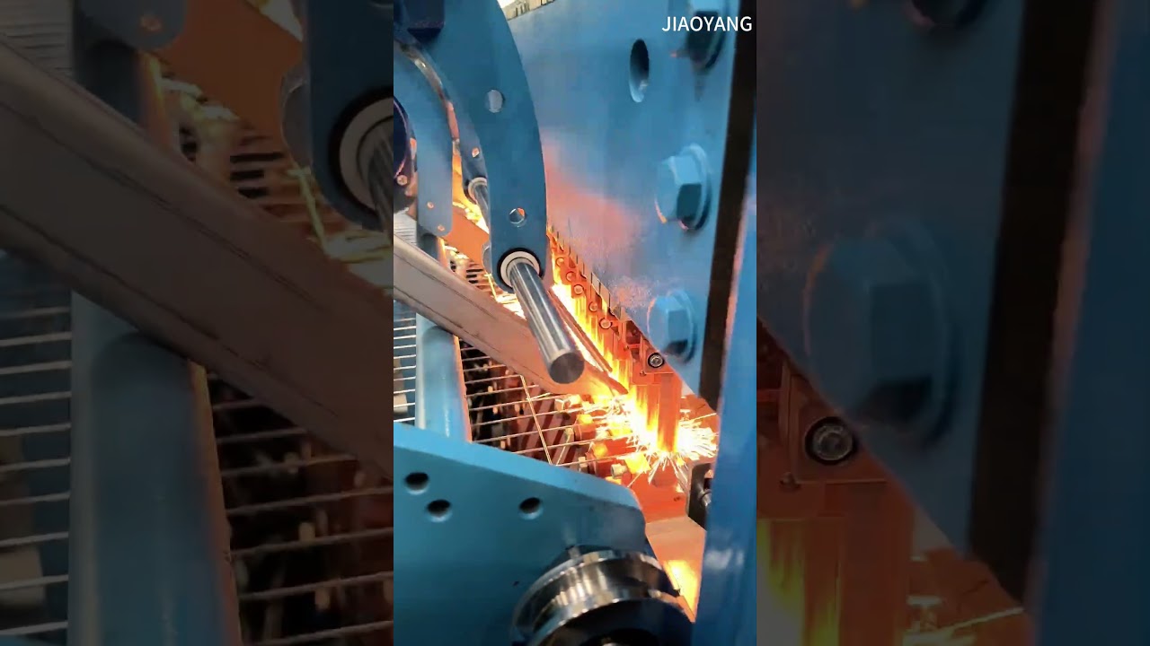 Fence welding production line