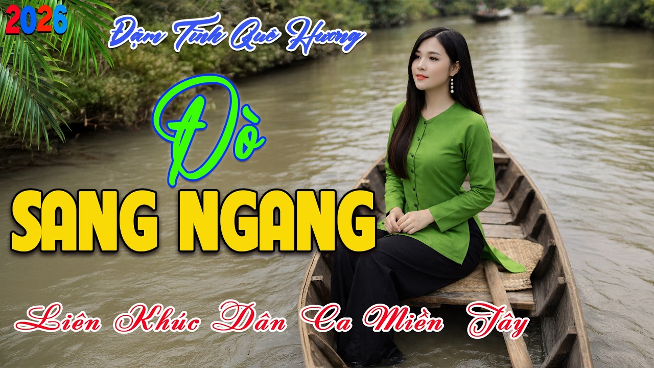 LK Dân Ca Miền Tây HAY NHẤT HIỆN NAY - Đò Sang Ngang - Lk Nhạc Trữ Tình Quê Hương Ngọt Ngào