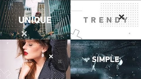 Fast Modern Opener (After Effects template)