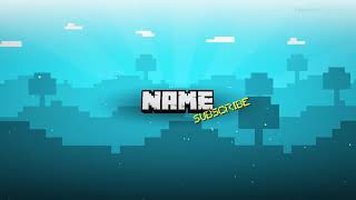 CM2] - 2D Minecraft Intro Template | Panzoid