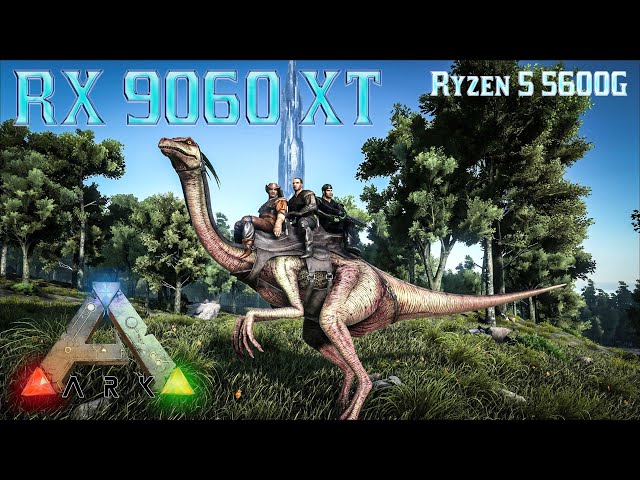 RX 9060 XT 8GB -- Ryzen 5 5600G -- ARK Survival Evolved FPS Test