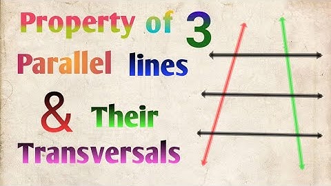 3 Parallel Lines Theorem | Class 10 | Similarity @EasyMaths9-6