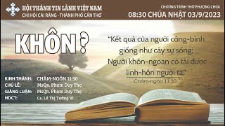 HTTL CÁI RĂNG - Chương Trình Thờ Phượng Chúa - 03/09/2023