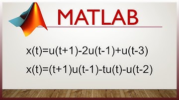 ⏩GRÁFICAS en MATLAB de señales desplazadas u(+1)-2u(t-1) libro de KAMEN 💻😎🧐 🤓