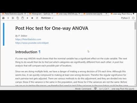 Video: Wat is het doel van een post-hoctest in Anova?