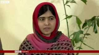 BBC News   Malala meets Nigeria kidnap families