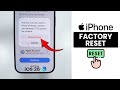 IOS 26 How To Factory Reset ANY IPhone Erase All Data IOS 26 How To Factory Reset ANY IPhone Erase All Data