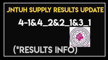 JNTUH 4_1&4_2&2_1&3_1 RESULTS UPDATE ||JNTUH UPDATES 2021 ||JNTUH LATEST UPDATES |JNTUH RESULTS 2021