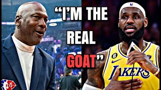 LeBron James GETS DESTROYED By Michael Jordan For Calling Himself THE GOAT