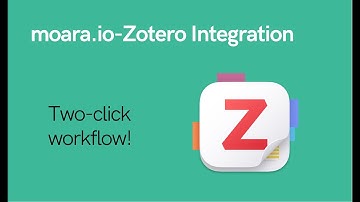 New Zotero Integration in moara.io | Two-Click Setup, No API Keys
