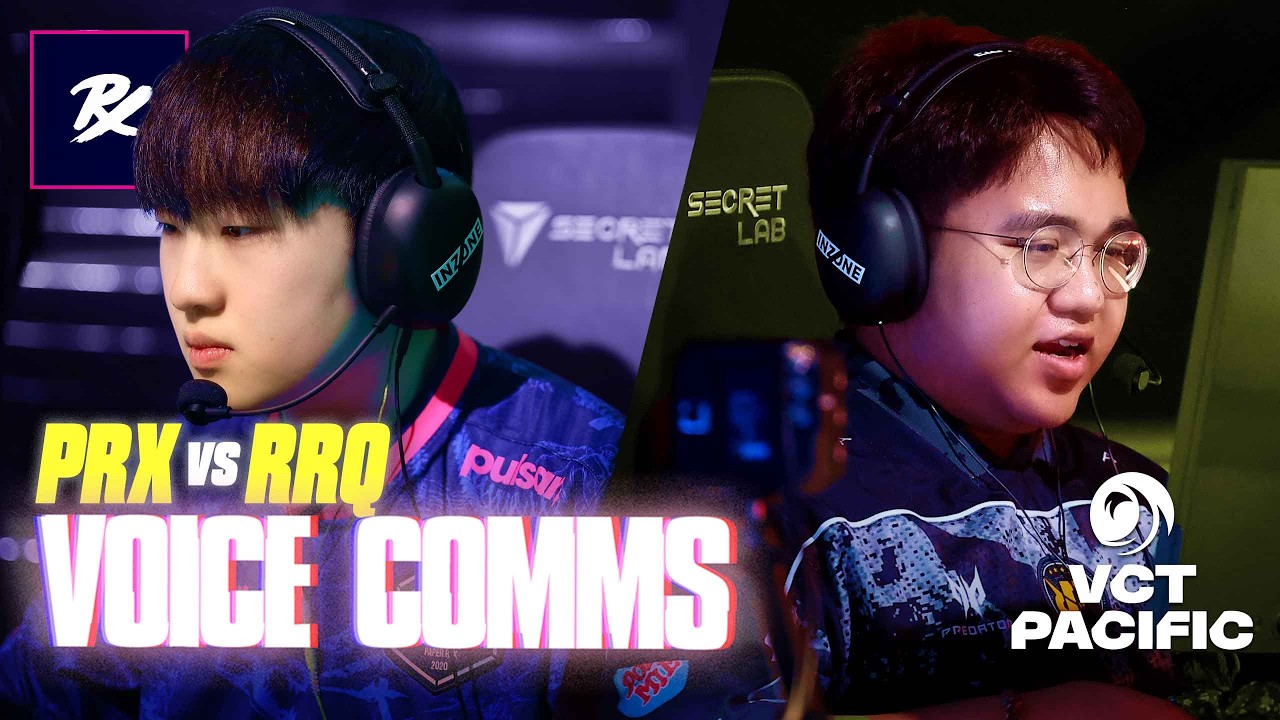 Запуск VCT Pacific: PRX против RRQ | Голосовая связь