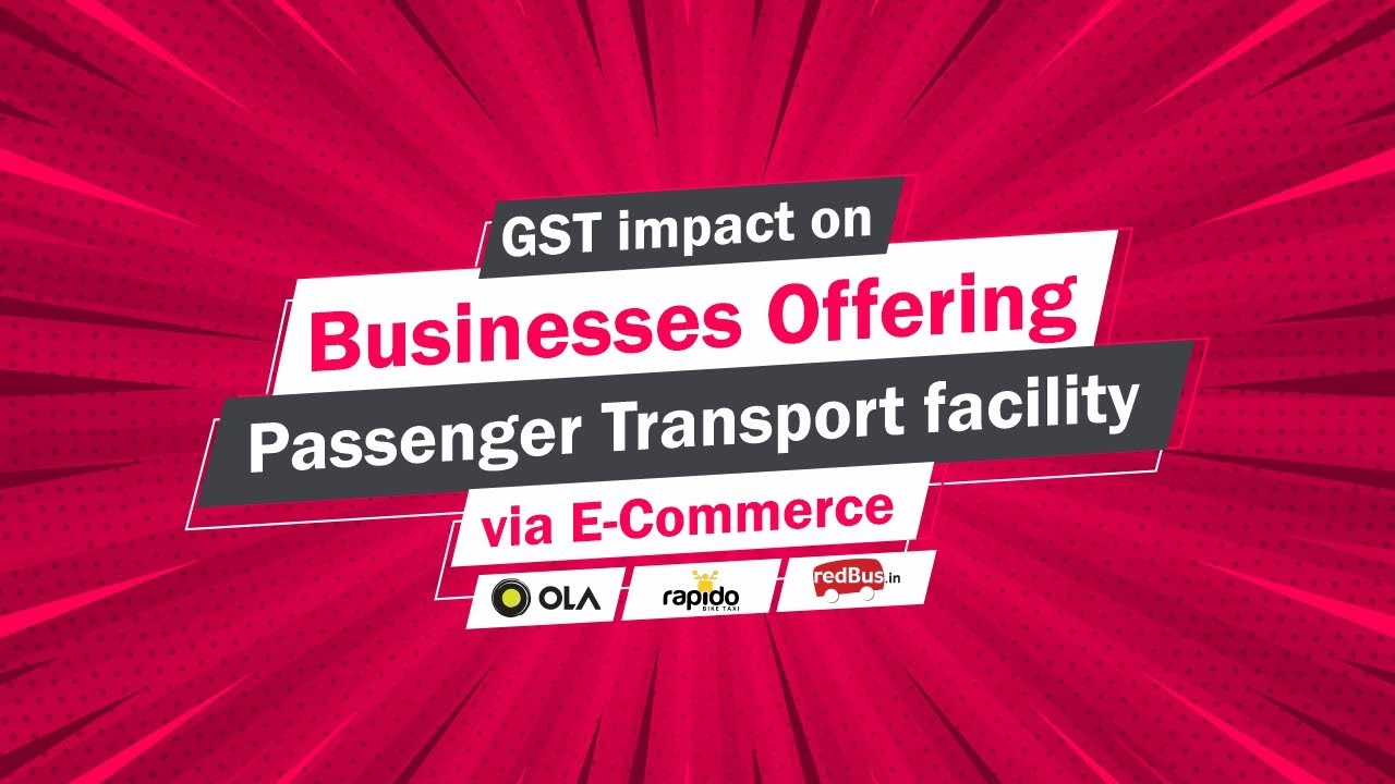 GST & Passenger Transport Services YouTube