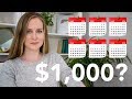 How LONG did it take to earn my first $1000 on YouTube?