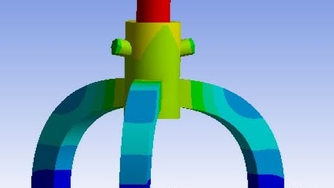 Chapter 7: ANSYS modelling a 3D base-holder-pin system with contact boundaries.