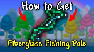 How to Get Fiberglass Fishing Pole in Terraria 1.4.5 (Seed)