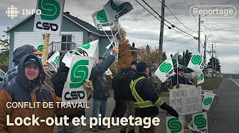 Lockout at the Natrel factory in Amqui