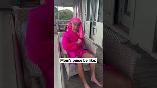 YOU NEVER KNOW WHAT’S COMING OUT OF MOM’S PURSE 😂 - #shorts