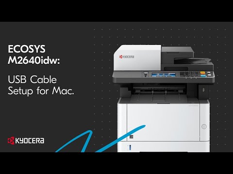 M2640idw USB Cable Setup for Mac