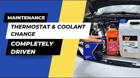 Mazda MX5/Miata NC Mk3 - Maintenance Episode 12 - Thermostat & Coolant Change
