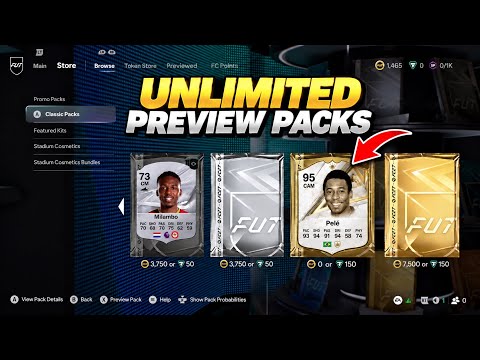 How To Get UNLIMITED Preview Packs in FC 27