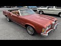 TEST DRIVE 1973 Mercury Cougar Convertible SOLD $16,900 Maple Motors
