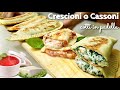 CRESCIONI o CASSONI cotti in Padella 🫓 Ricetta tipica Romagnola