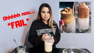 Making Viral TikTok Whipped Coffee *Just A Hype* II Vivian Acosta