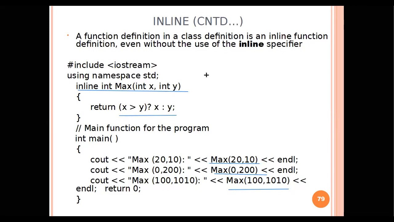 24/06/2020 Part I Inline function - YouTube