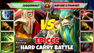 JUGGERNAUT (Carry) vs NATURE'S PROPHET (Carry) - Battle Of Immortal Rank Dota 2 Players - Z Dota 2