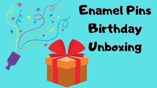 Enamel Pin Unboxing - independent artists