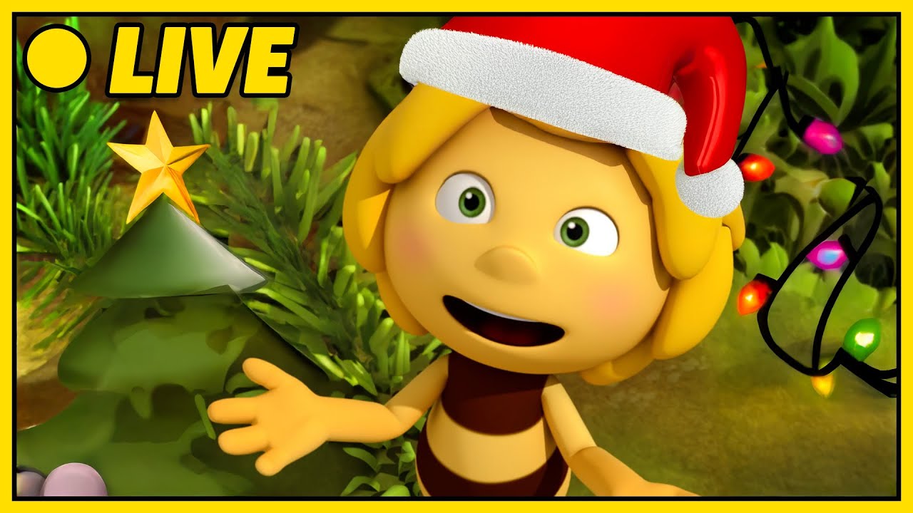 Join Maya and Friends for a Fun Winter Adventure❄️Live Now!🐝Maya The Bee| Cartoon and video for Kids