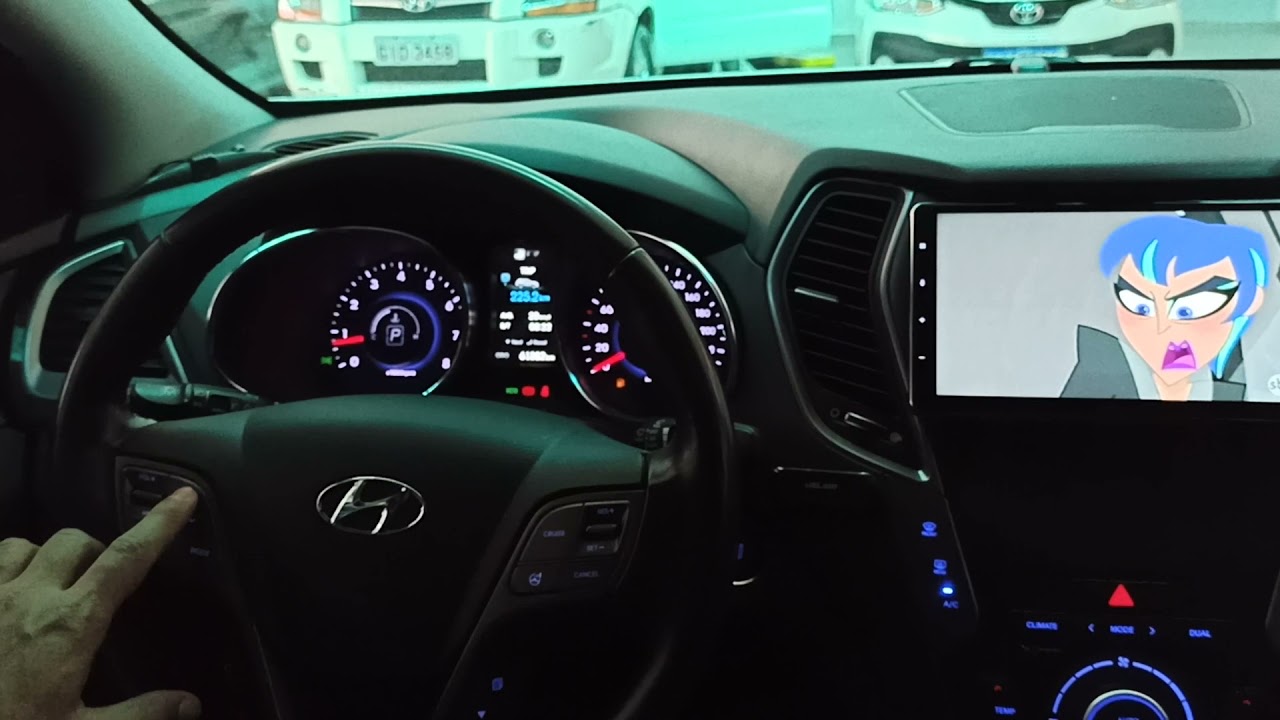 Hyundai Santa Fé - Pioneer 9" CarPlay e Android Auto sem fio - ArtsomAuto