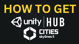 How to SIMPLY get a free UNITY licence for Cities Skylines 2 Mods