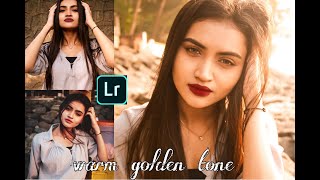 How to edit WARM GOLDEN TONE portrait | instagram picture | Lightroom edit | Lightroom tutorial free screenshot 5