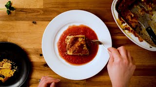 ASMR An Extra Tip on Lasagna Plating